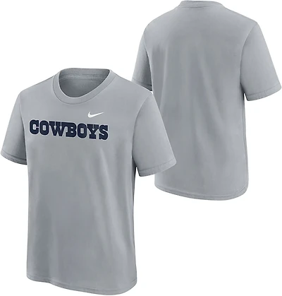 Nike Boys' Dallas Cowboys NFL Wordmark Graphic T-shirt