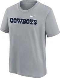 Nike Boys' Dallas Cowboys NFL Wordmark Graphic T-shirt