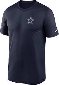 Nike Men's Dallas Cowboys Dri-Fit Small Logo Legend Graphic T-shirt