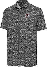 Antigua Men's Atlanta Falcons Botanic Short Sleeve Polo Shirt