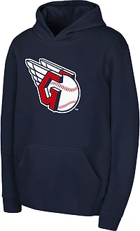Outerstuff Boys' Cleveland Guardians Primary Logo Hoodie