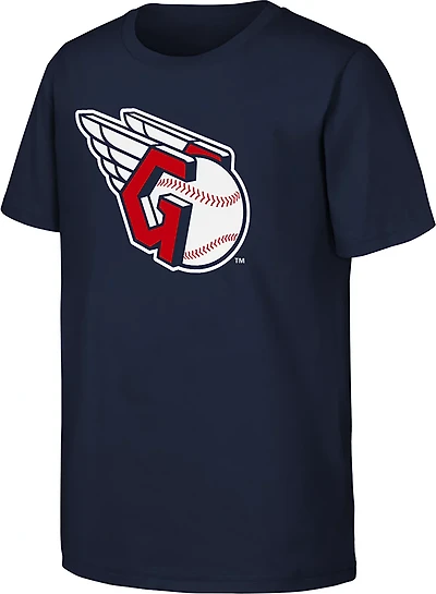 Outerstuff Boys' Cleveland Guardians Primary Logo T-shirt