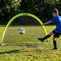 Franklin 4 ft x 6 ft Hyperbrite Dome Shaped Pop Up Soccer Goal 2 Pack