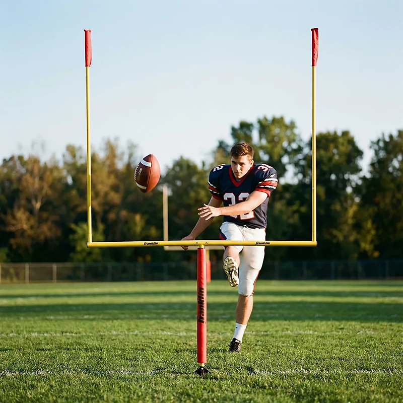 Franklin 8 ft 6 in x 5 ft 6 in Authentic Steel Football Goal Post