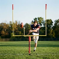 Franklin 8 ft 6 in x 5 ft 6 in Authentic Steel Football Goal Post