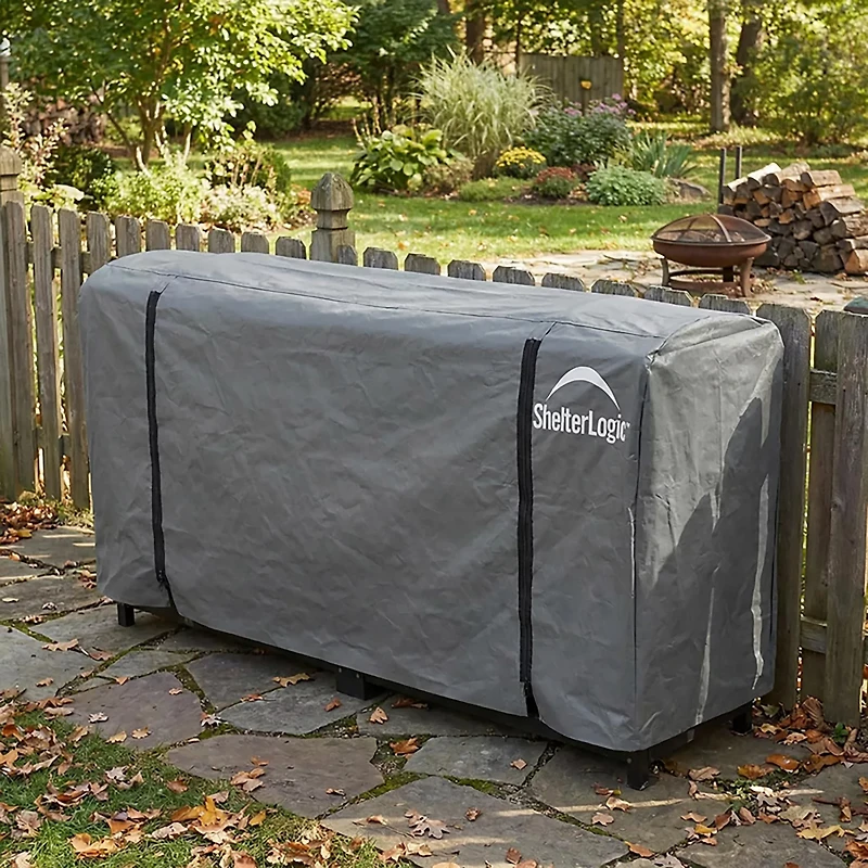 ShelterLogic 8 ft Full-Length Firewood Rack Cover