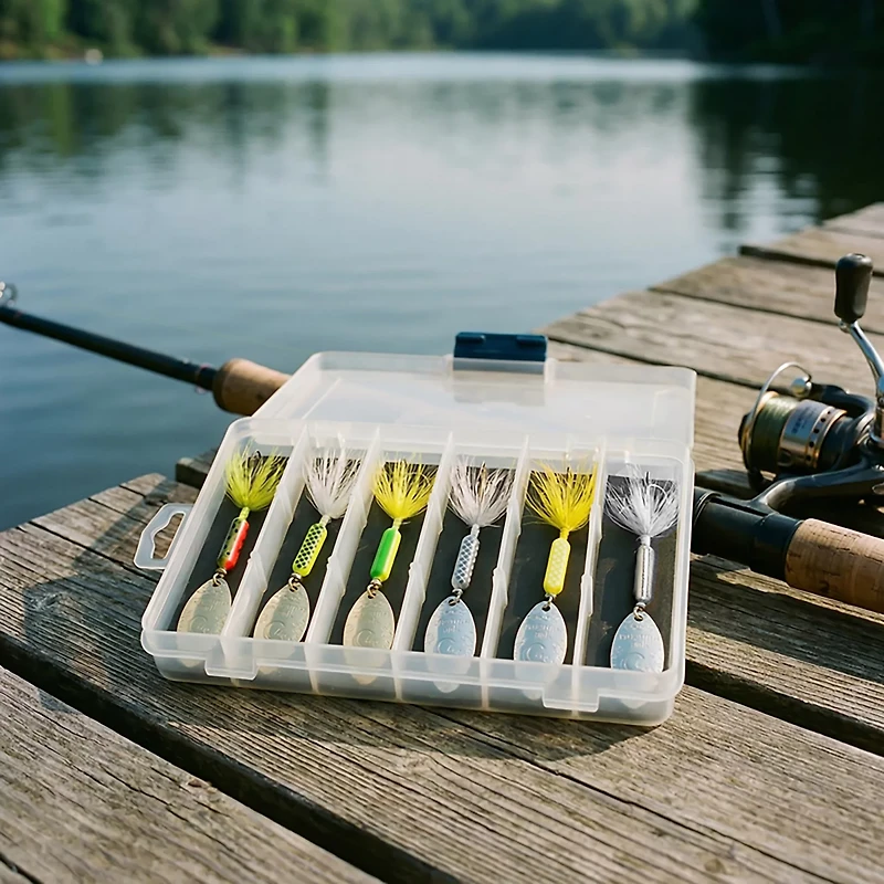 Worden's Rooster Tail 1/4 oz PDQ Baits 6-Pack