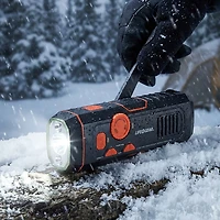 Life Gear Stormproof Crank Radio Light