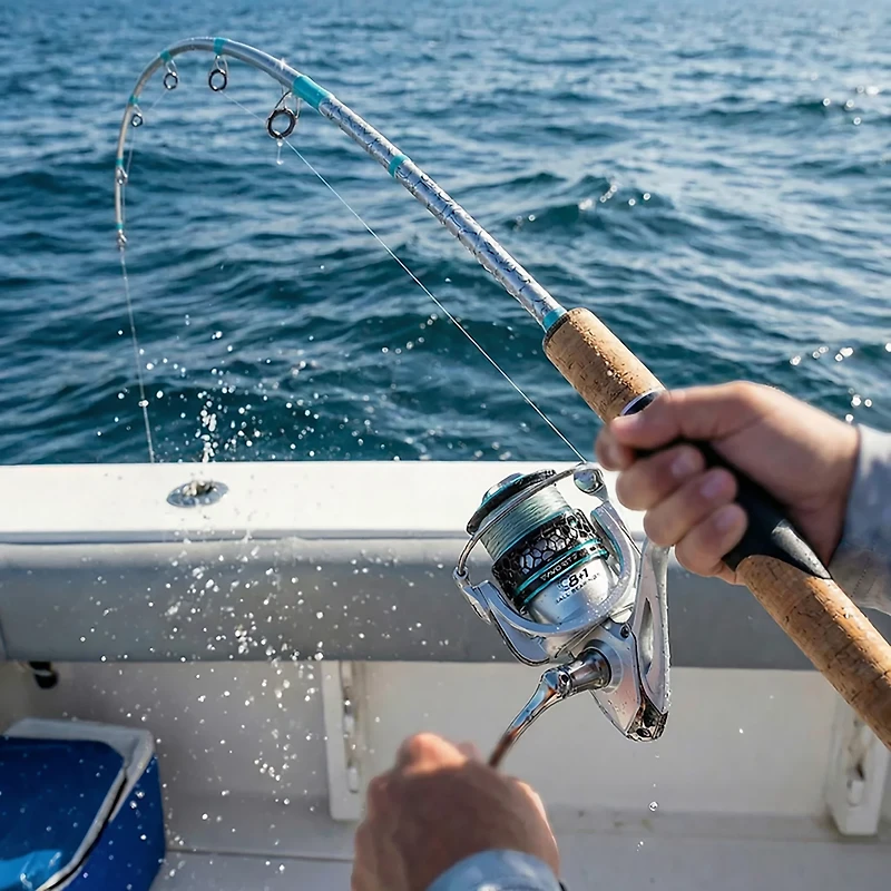 Favorite Fishing Ol Salty 7 ft 3 in Spinning Rod and Reel Combo