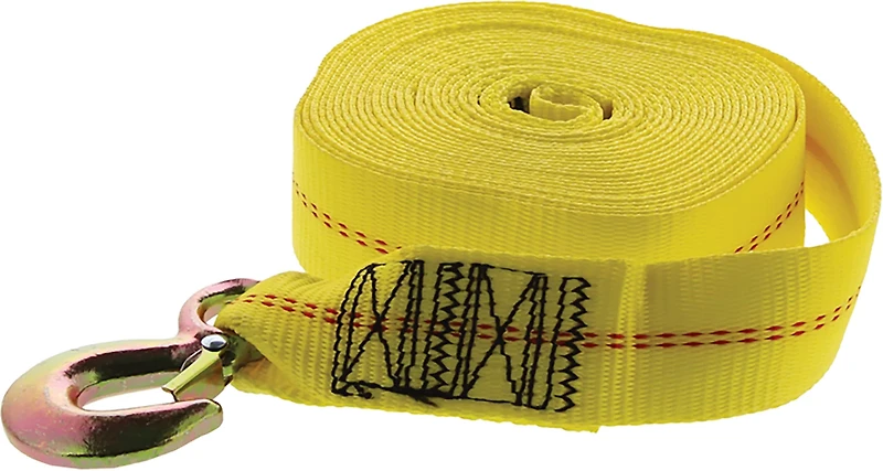 SeaSense 2in x 25 ft Heavy Duty Winch Strap with Hook