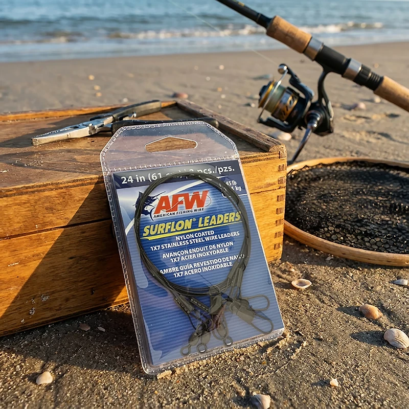 American Fishing Wire Surflon Leader Wires 3-Pack