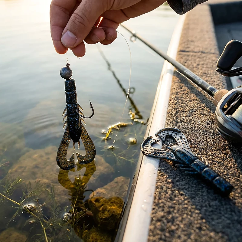 Googan Baits Krackin' Craw 4-in Freshwater 7-Pack