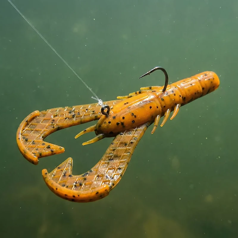 Googan Baits Krackin' Craw 4-in Freshwater 7-Pack
