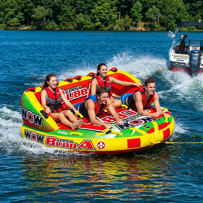 WOW Watersports Giant Bubba 4-Person Inflatable Towable Tube
