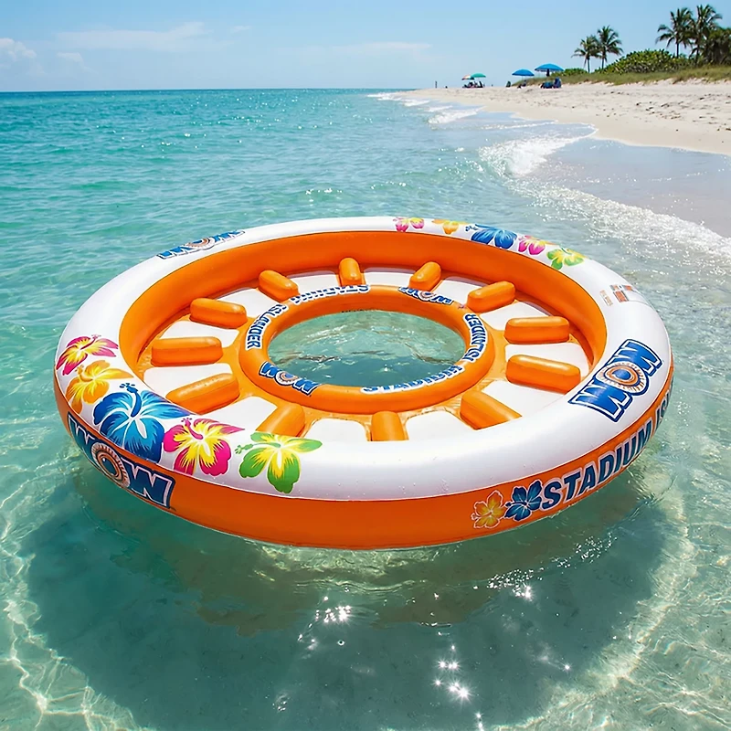 WOW Watersports Stadium Islander 12-Person Inflatable Pool Lounge