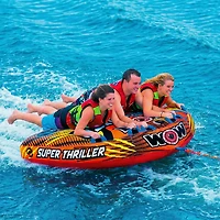 WOW Watersports Super Thriller 3-Person Inflatable Towable Tube