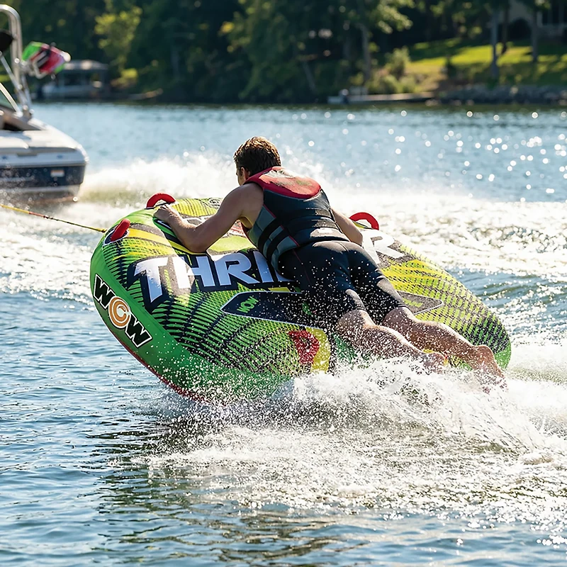 WOW Watersports Thriller 1-Person Inflatable Towable Tube