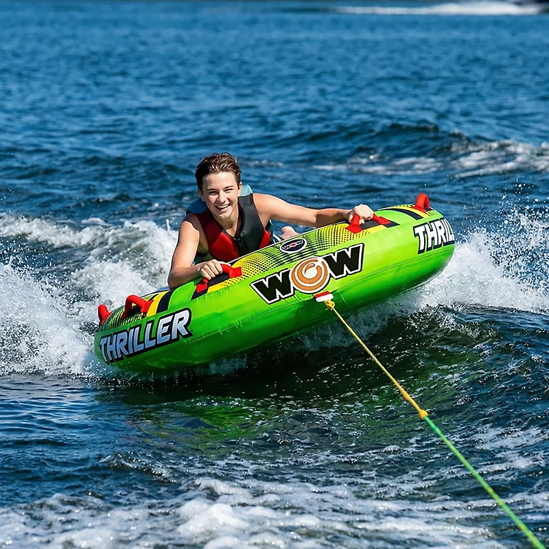 WOW Watersports Thriller 1-Person Inflatable Towable Tube