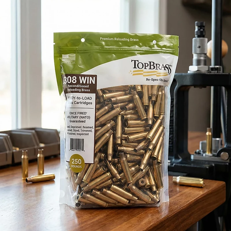 Top Brass .308 Winchester Premium Reconditioned Brass Headstamps