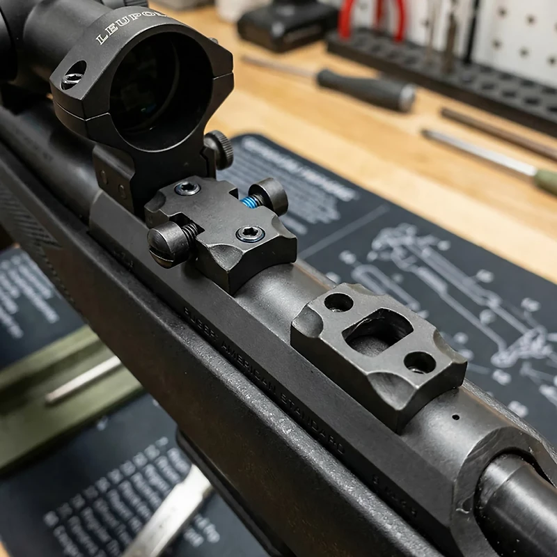 Leupold 171903 Standard Style Black Matte 2-Piece Base for Ruger American Rifles