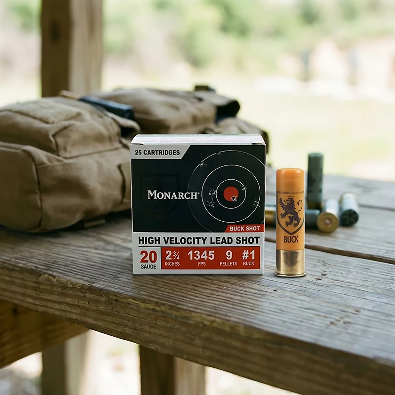Monarch High Velocity Gauge Buck Shotshells