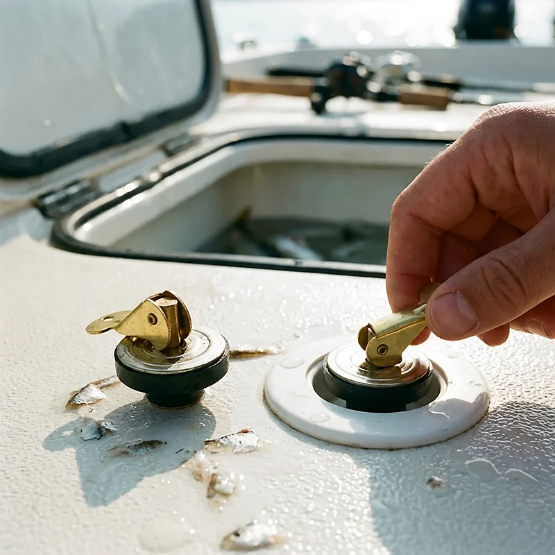 Marine Raider Brass Baitwell Drain Plugs