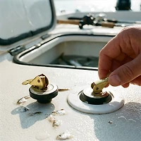 Marine Raider Brass Baitwell Drain Plugs