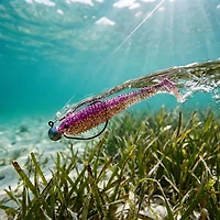 Bass Assassin Lures Lit'l Boss Saltwater Swimbait 6-Pack