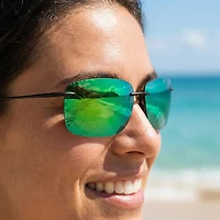 Maui Jim Hema Rimless Polarized Sunglasses