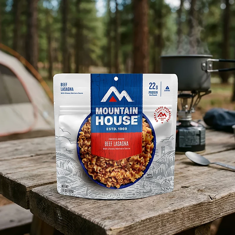 Mountain House Lasagna with Meat Sauce