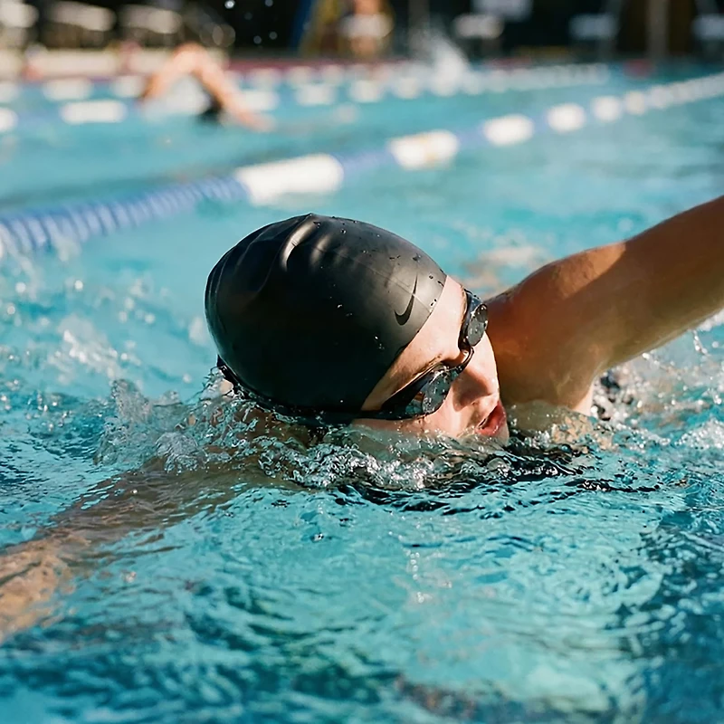 Nike Adults' Solid Long Hair Swim Cap