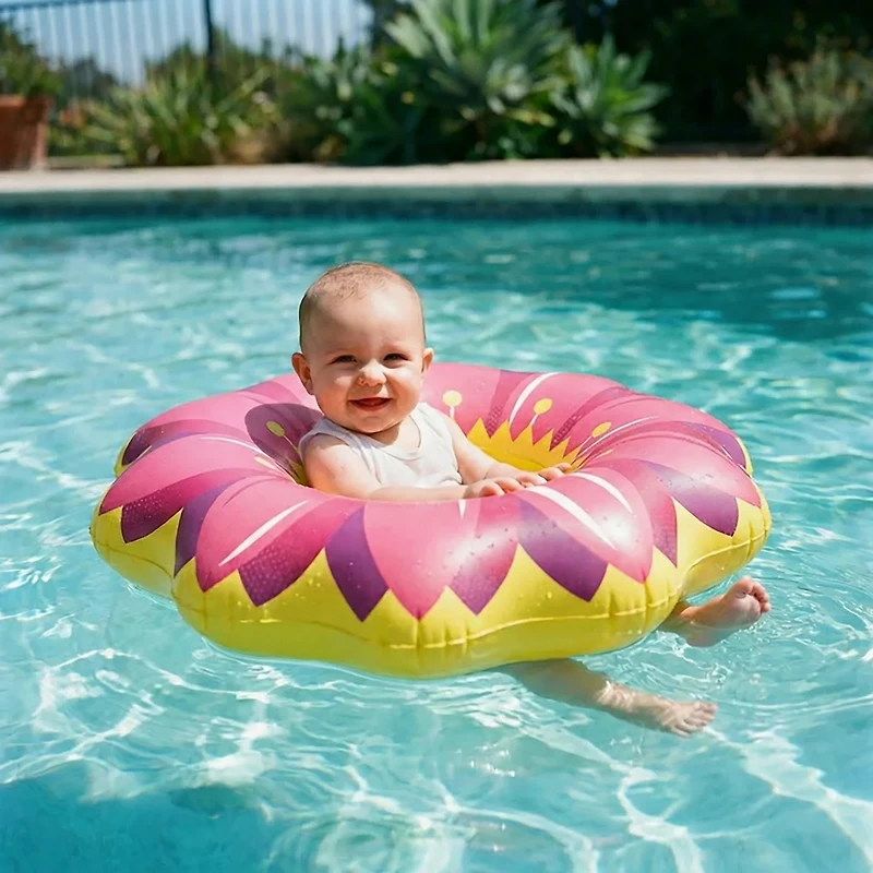 Poolmaster Learn-To-Swim Flower Baby Pool Float