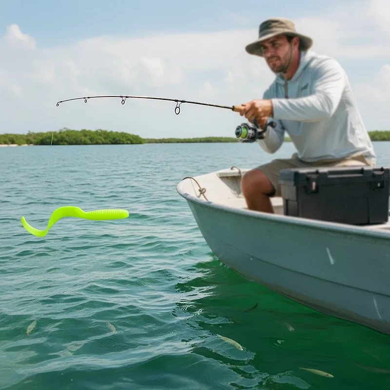 Berkley Gulp! Saltwater Grub 4 Unrigged Plastic Swimbaits 8-Pack