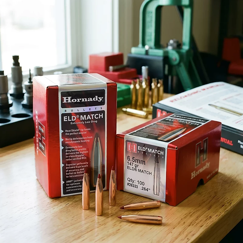 Hornady ELD Match 6.5 mm 147-Grain Reloading Bullets