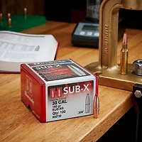Hornady Sub-X .308 190-Grain Reloading Bullets