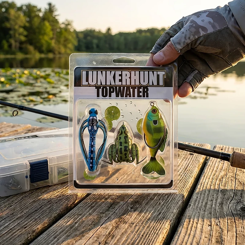 Lunkerhunt Topwater Combo Baits 3-Pack