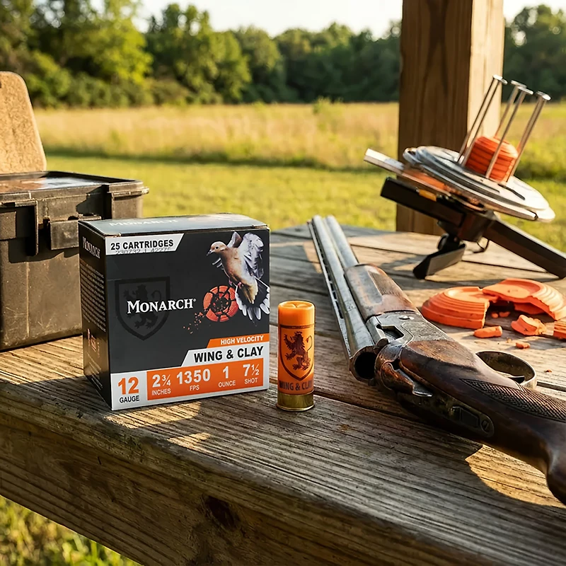 Monarch Wing & Clay 12 Gauge 1 oz Shotshells - 25 Rounds
