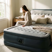 INTEX Dura-Beam Headboard Queen Airbed