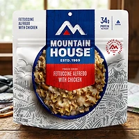 Mountain House Dry Fettuccine Alfredo with Chicken Pouch
