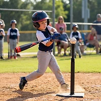 Mizuno Youth B21-Hot Metal Big Barrel USA T-Ball Bat (-12)