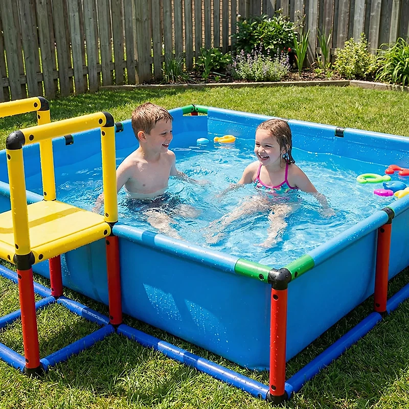 Funphix Build n' Splash Buildable Swimming Kids Pool