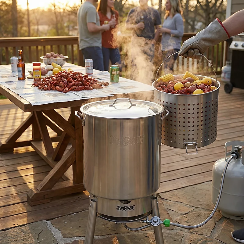Bayou Classic 82 qt Stainless Bayou Boiler Cooker Kit