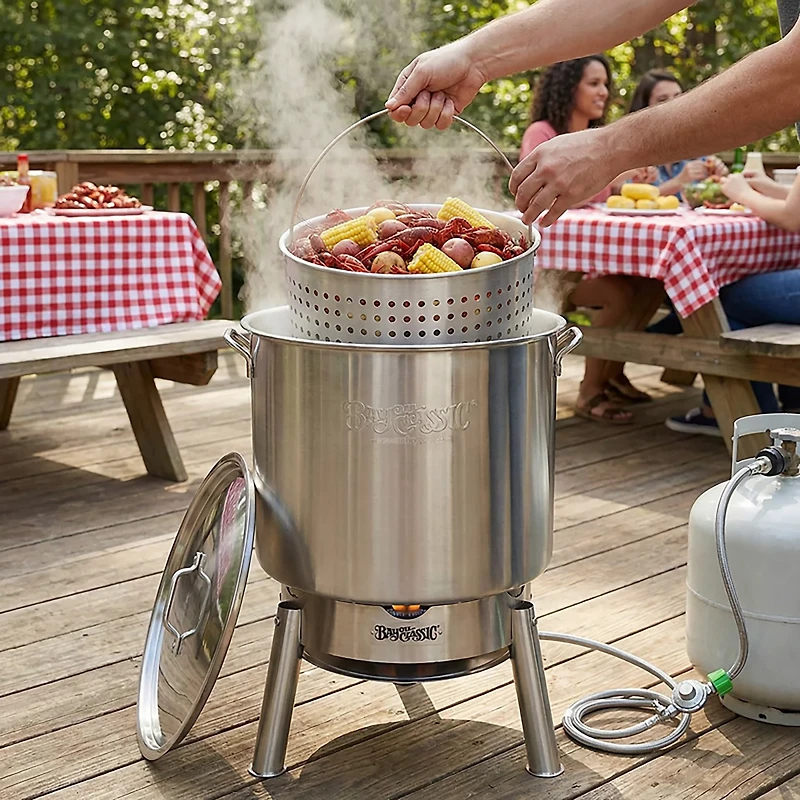 Bayou Classic 82 qt Stainless Bayou Boiler Cooker Kit