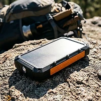 Tough Tested 16,000mAh Solar Power Bank with Flashlight