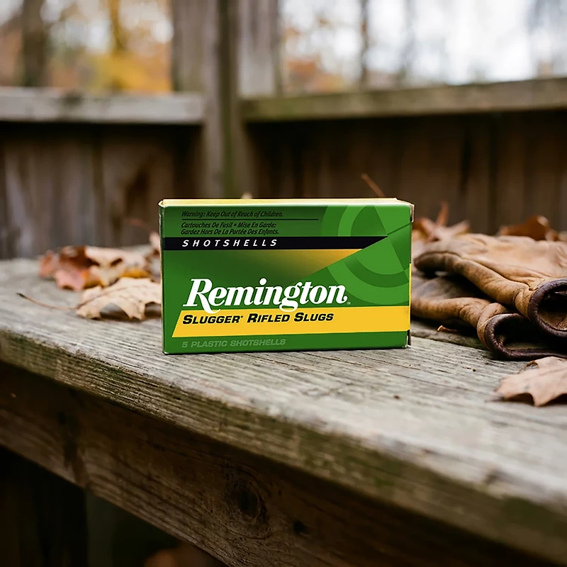 Remington Slugger Rifled 12 Gauge Slug Shots - 15 Rounds