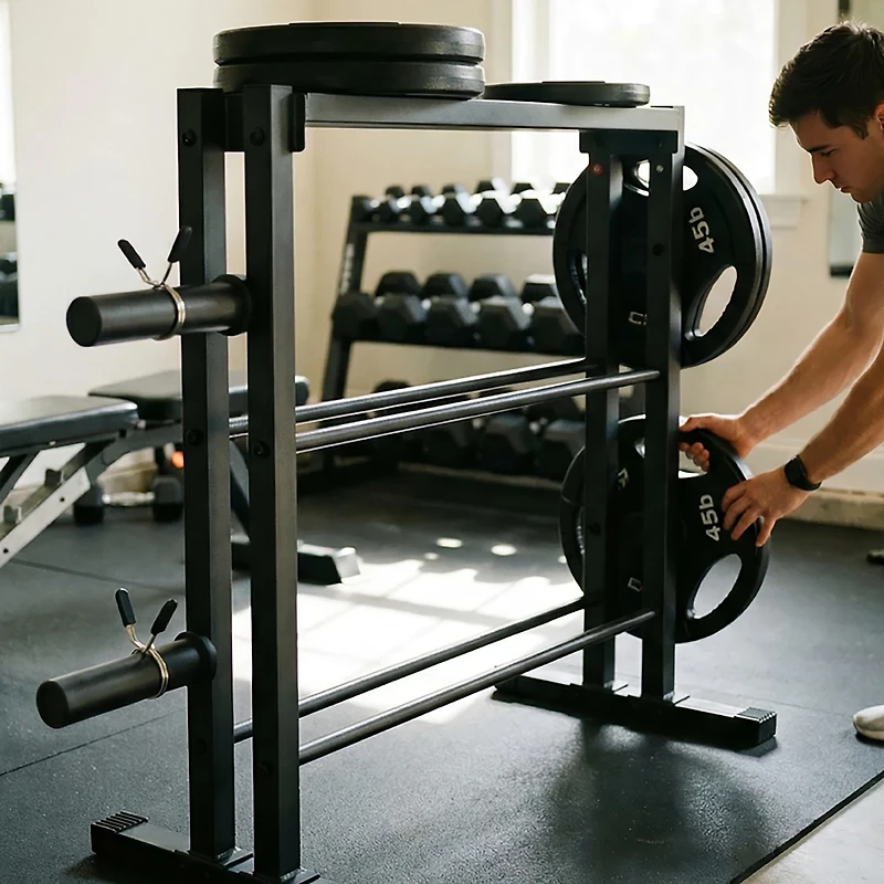 CAP Barbell 3-Tier Horizontal Free Weight Rack