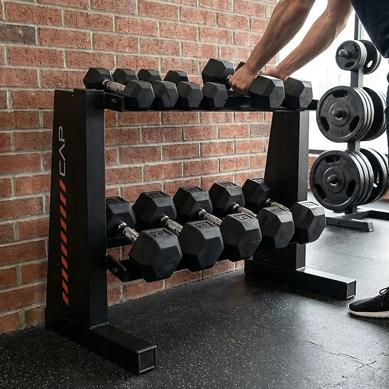 CAP Barbell 2-Tier Horizontal Dumbbell Rack