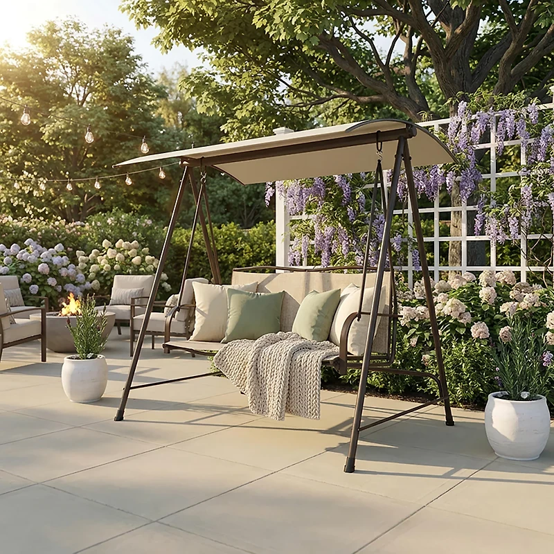 Mosaic Patio Swing