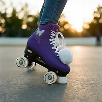 Epic Skates Butterfly Light-Up Quad Roller Skates
