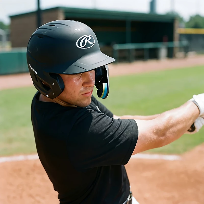 Rawlings Senior Matte Mach Adjust 1Tone RHB Helmet